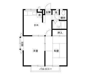 エクセレント杉ＩＩの間取り