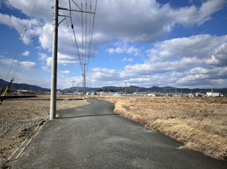【前面道路含む現地写真】 | 豊川市白鳥町　土地