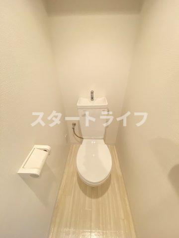 大阪市東淀川区柴島２丁目の賃貸マンションのトイレ