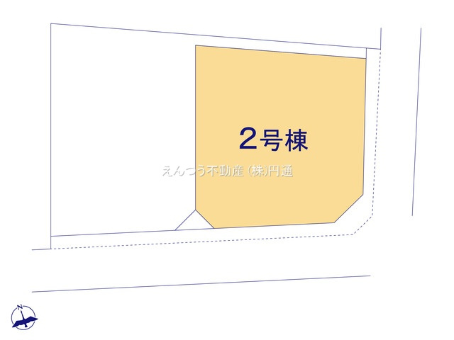 ブルーミングガーデン江松4丁目の区画図
