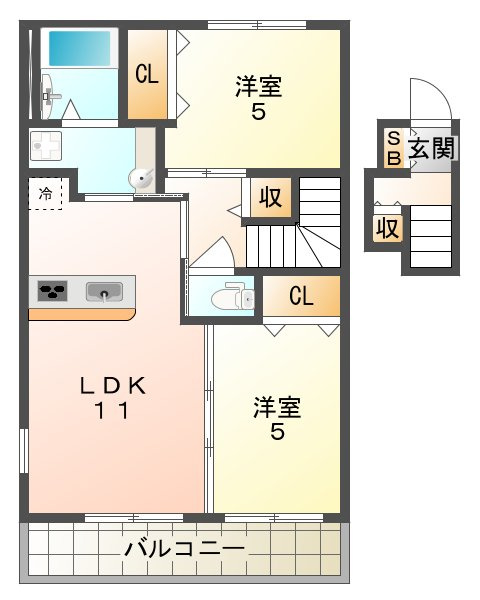 SUNNYGABLESの間取り