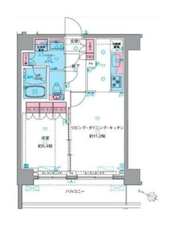 ＧＥＮＯＶＩＡ南千住Ⅵｓｋｙｇａｒｄｅｎの間取り