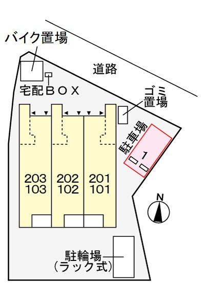 ジューンベリーの区画図