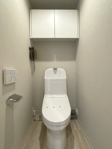 ヴェルポート広島のトイレ|温水洗浄便座トイレです。新規設備で新しい暮らしを気持ちよくスタートできます