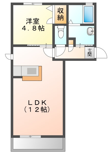 アムールＧの間取り