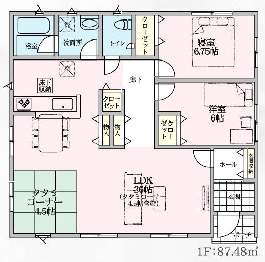 本庄市児玉町児玉第13　の間取り|３号棟間取り図