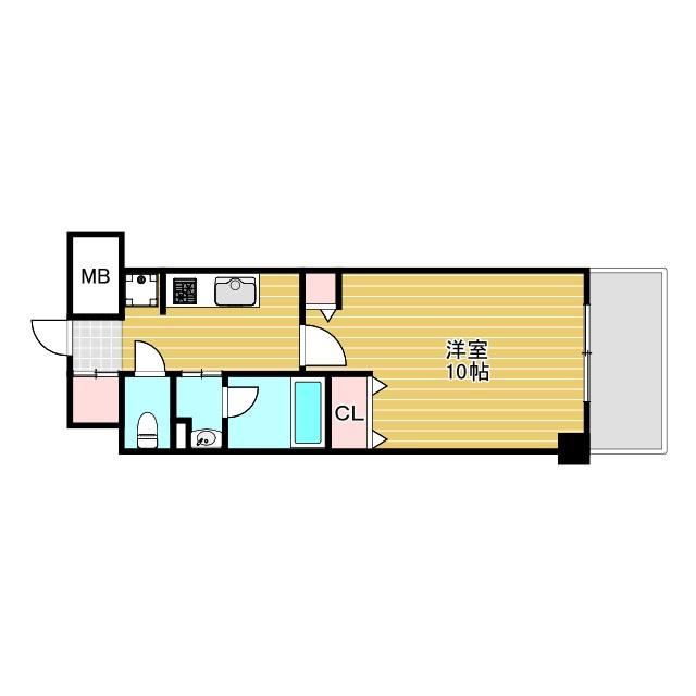 エトワール新大阪の間取り