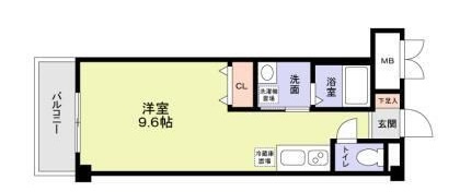シードハウスＢの間取り|間取りです。