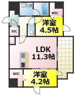 【間取り】 | スプランディッドX 仲介手数料無料