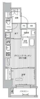 【間取り】 | ワイズ柳橋 | 間取りです。