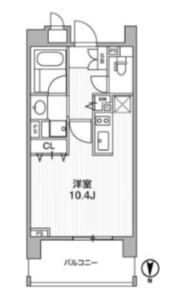 クリオ西池袋の間取り