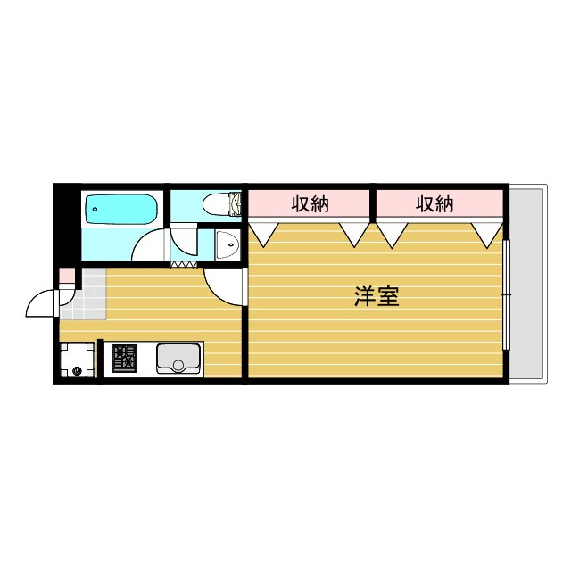 サンフラッツ新大阪別館の間取り