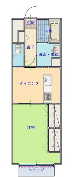 メゾンメモアールの間取り