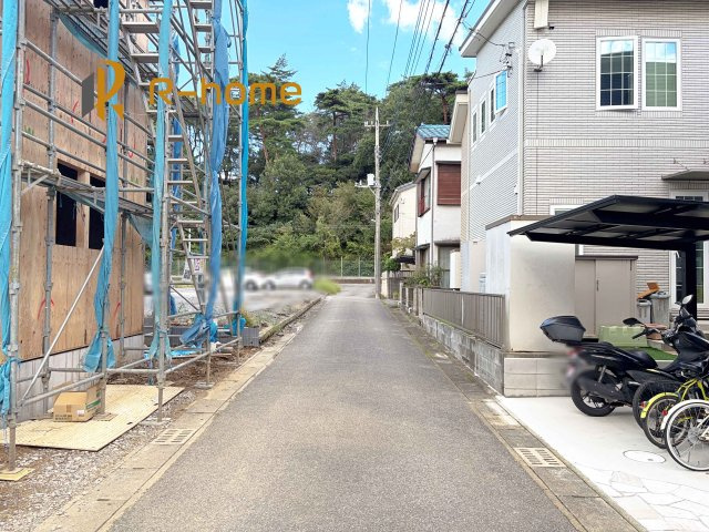我孫子市並木9丁目　新築戸建て　A号棟の前面道路含む現地写真|周辺環境も併せて案内致します♪
閑静な住宅地で笑顔あふれる新生活！
ぜひ現地へお越しください♪