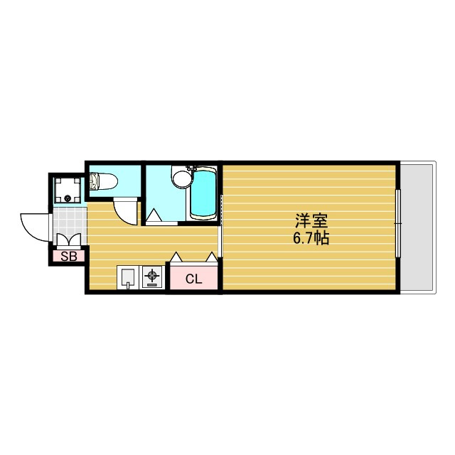 エクセレント上新11の間取り