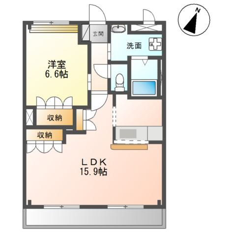 ひまわりの間取り