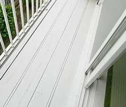 フレグランス坂下ＡＢのバルコニー
