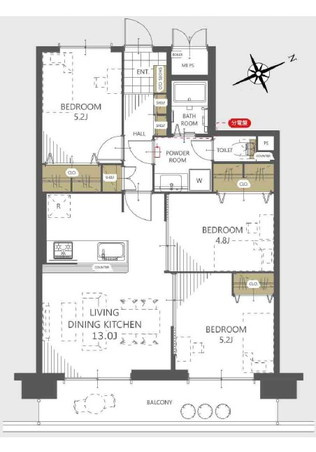 藤和シティコープ舟入の間取り|舟入川口町電停徒歩3分
2025年11月フルリノベーション済の綺麗なお部屋です
