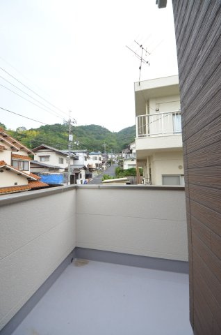 長束西四丁目のバルコニー