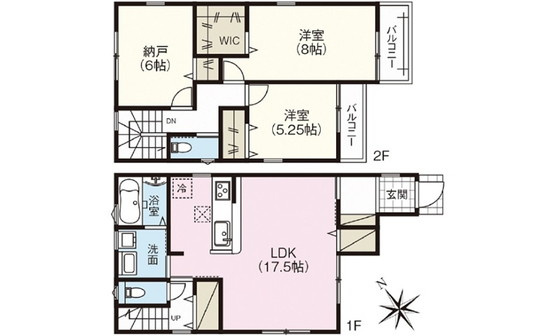 丹那新町の間取り