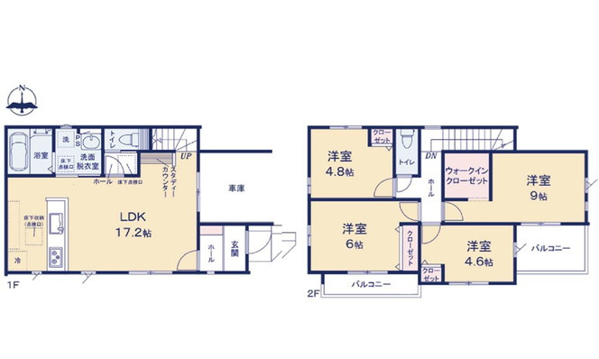 瀬戸ハイム四丁目の間取り