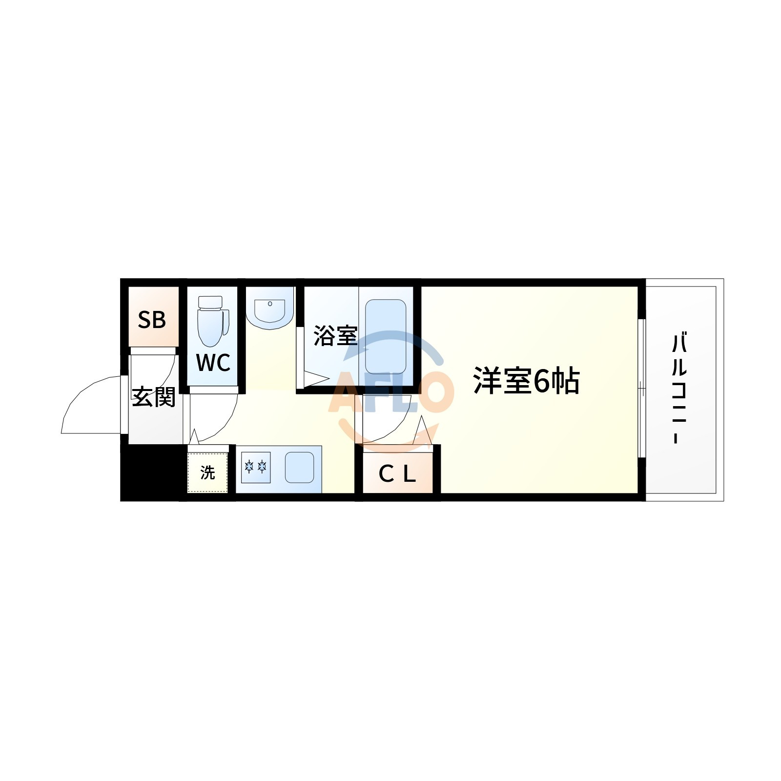 ララプレイス新大阪シエスタの間取り|ララプレイス新大阪シエスタ　間取り