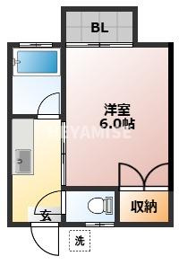 PlanetCore片淵A棟の間取り