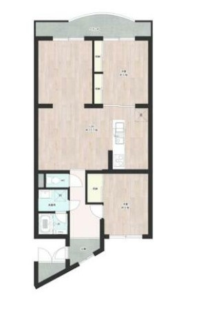 【間取り】 | サンミエール石田 中古マンション | 効率的かつ暮らしのことをしっかり考えた間取りです

