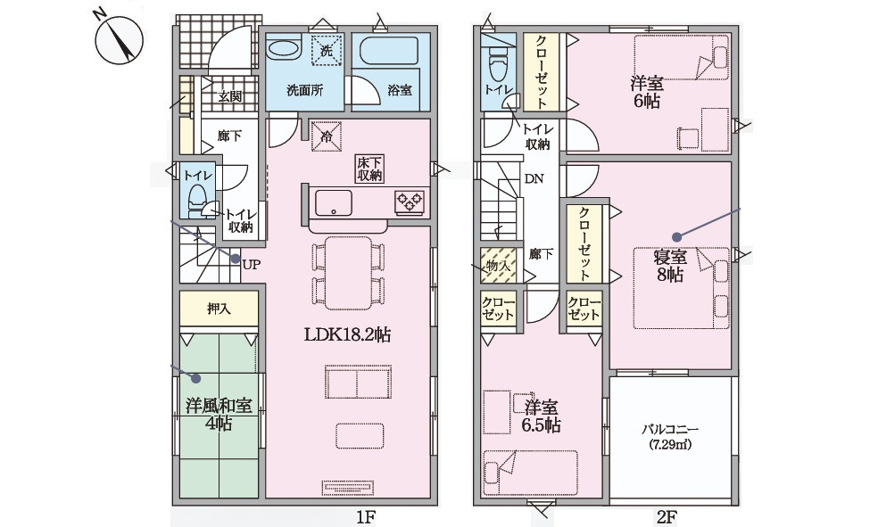 中山新町一丁目の間取り|JR戸坂駅徒歩30分