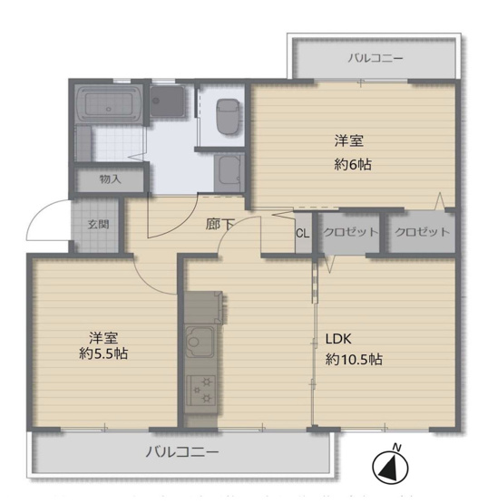 【間取り】 | 若葉台第一住宅23号棟