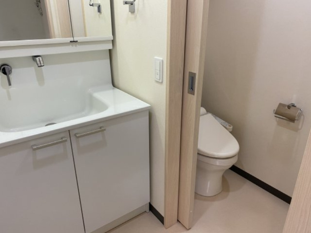 アーツ菊川の洗面所