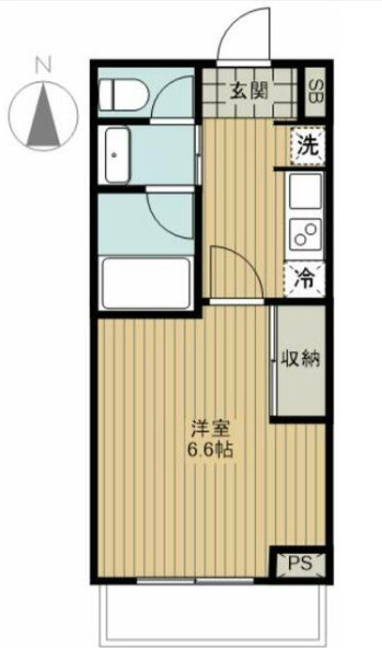 アーツ菊川の間取り