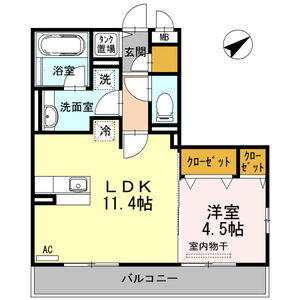 【間取り】 | セレンディピティ堅田 | 間取り図です。