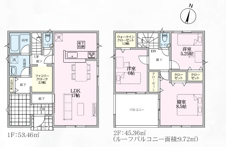 Cradle garden　本庄市児玉町児玉第13の間取り|図面と現況が異なる場合、現況を優先とします。