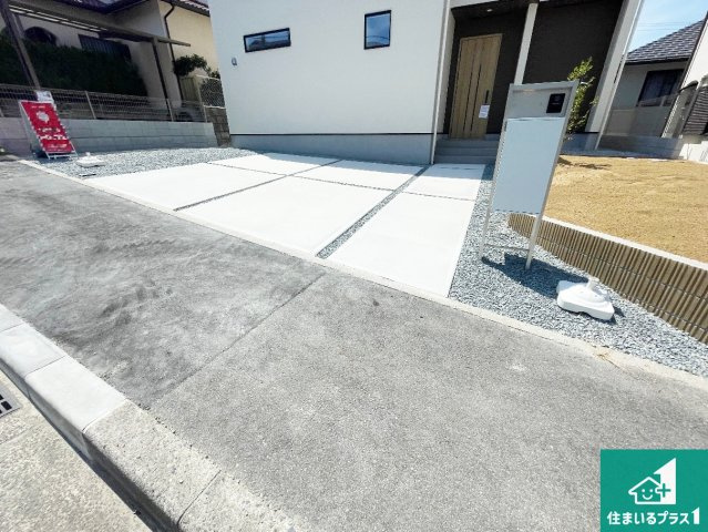 神戸市垂水区桃山台　第10期　新築一戸建ての駐車場|駐車スペース！散水栓があるので、こまめに愛車を洗えます！