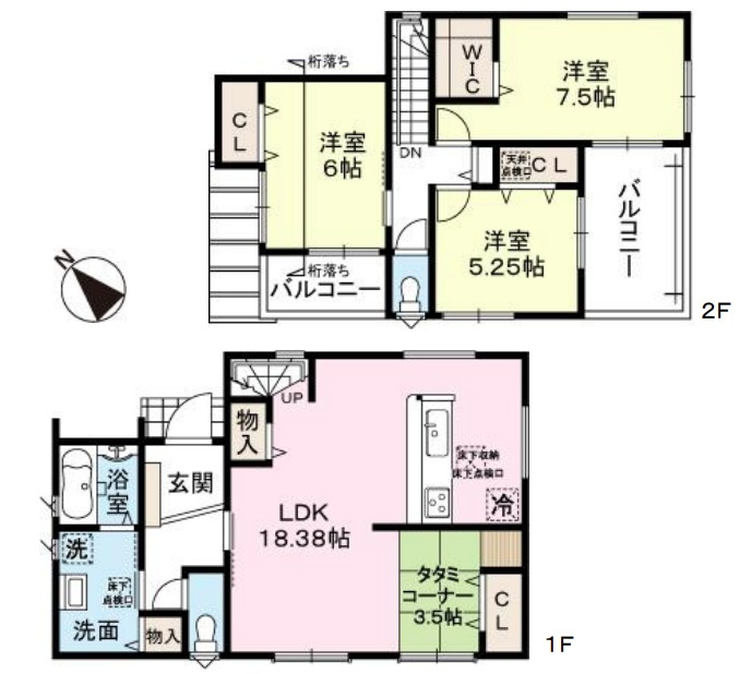 神戸市垂水区桃山台　第10期　新築一戸建ての間取り|1号地