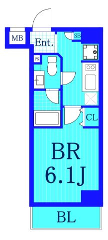 ログ桜木町クラシックの間取り