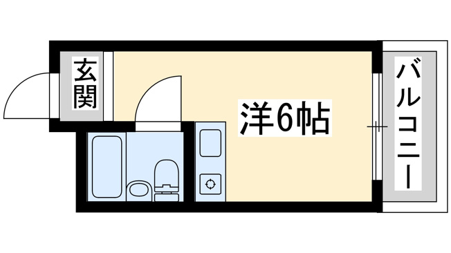 【間取り】 | ビスタ緑地1