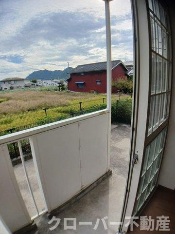 サンブリーゼ東山　Ｃのバルコニー