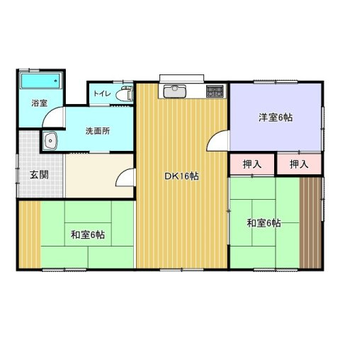 伊勢崎市東小保方町の間取り