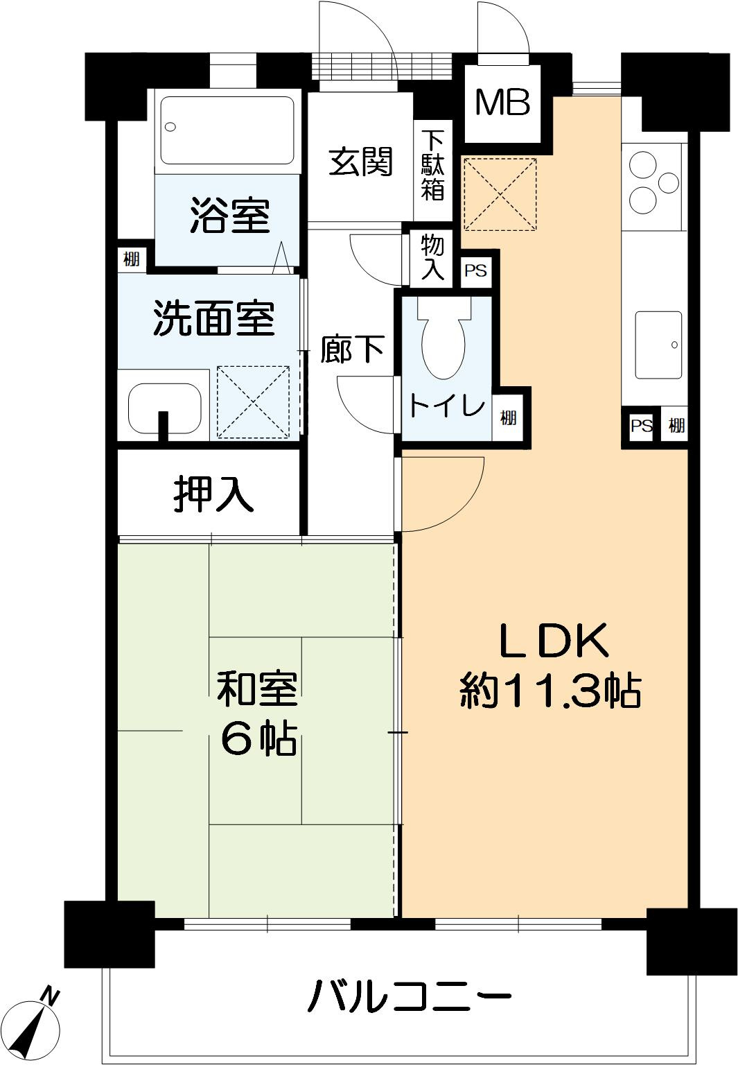 芦屋コンチェルトの間取り