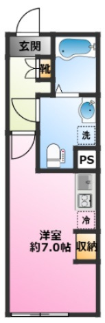 S-Terrace元住吉『エステラス元住吉』の間取り|オートロック・宅配ボックス完備♪