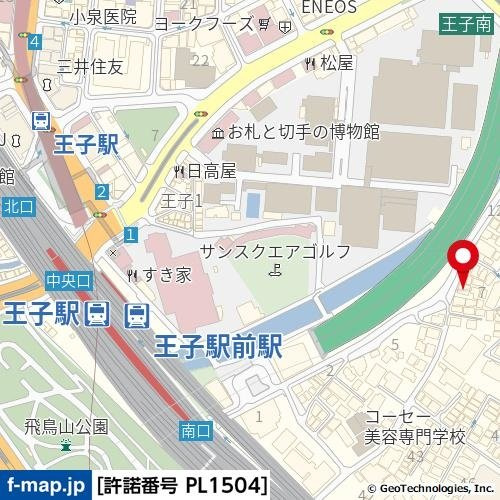 フェリデンシア王子の地図