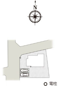 高崎市吉井町吉井第１期（全4棟）1号棟の区画図