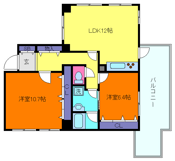りりぱっとはうすの間取り