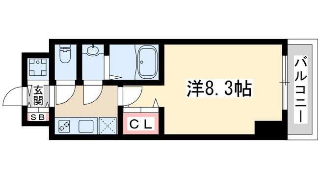 【間取り】 | エスレジデンス江坂リーブル