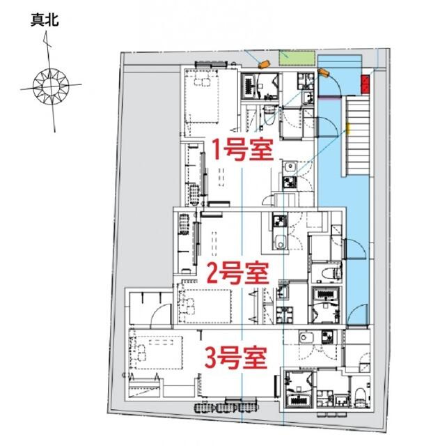 robot home 新小岩の区画図