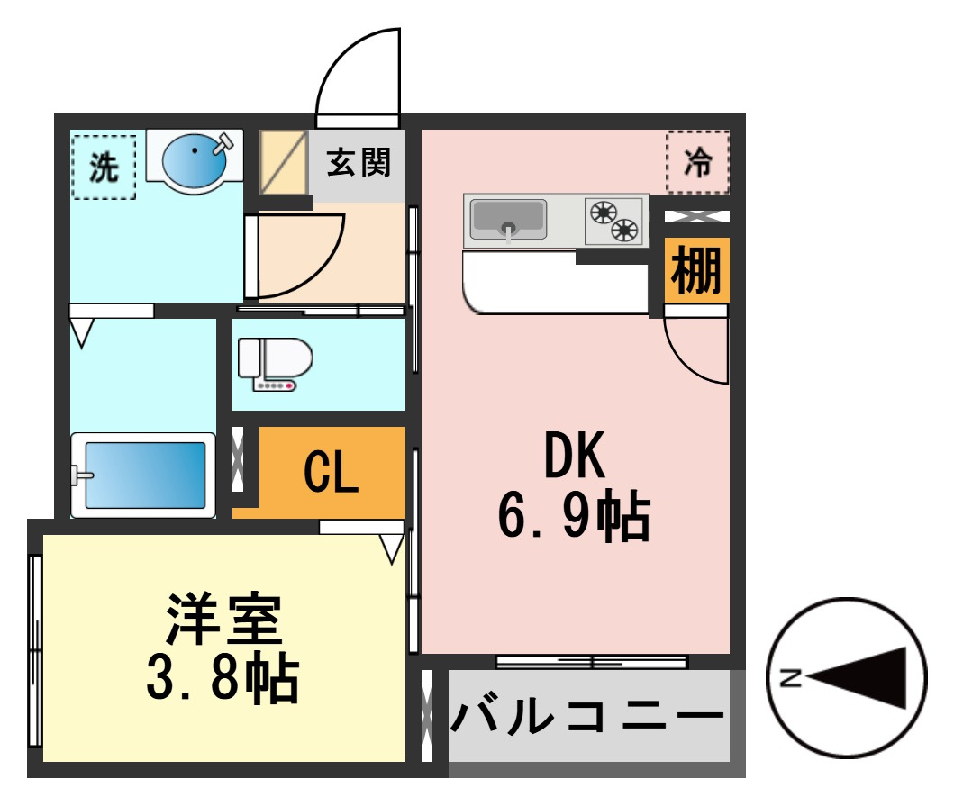 robot home 新小岩の間取り
