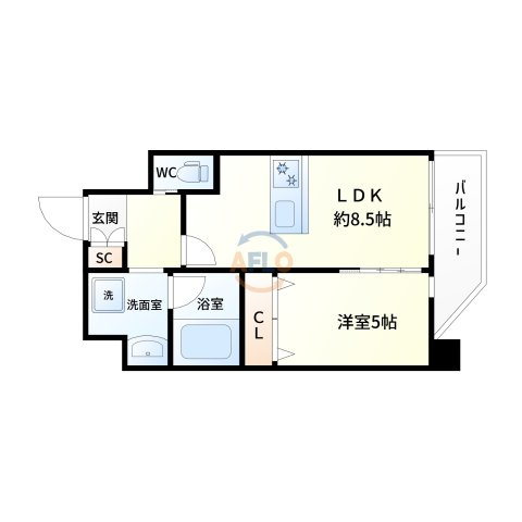 プレジオ江坂IIの間取り|プレジオ江坂II　間取り