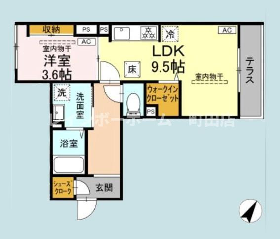 コルザ南台※初期費用分割あと払いサービス利用可能物件の間取り